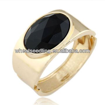 2013 Big Crystal Bead Anillo Desing brazalete ancho 11030643